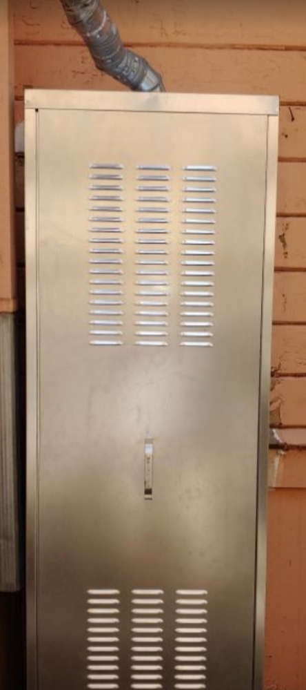 Exterior meter panel