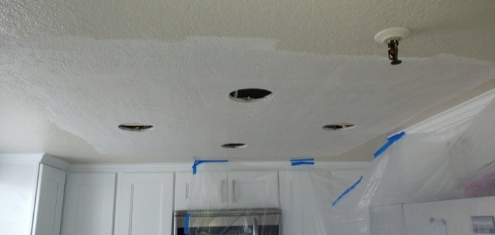 Recessed lighting — kitchen ceiling